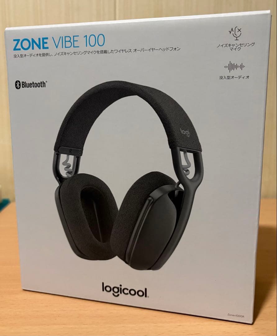 logicool ZONE VIBE 100 ワイヤレスヘッドフォン