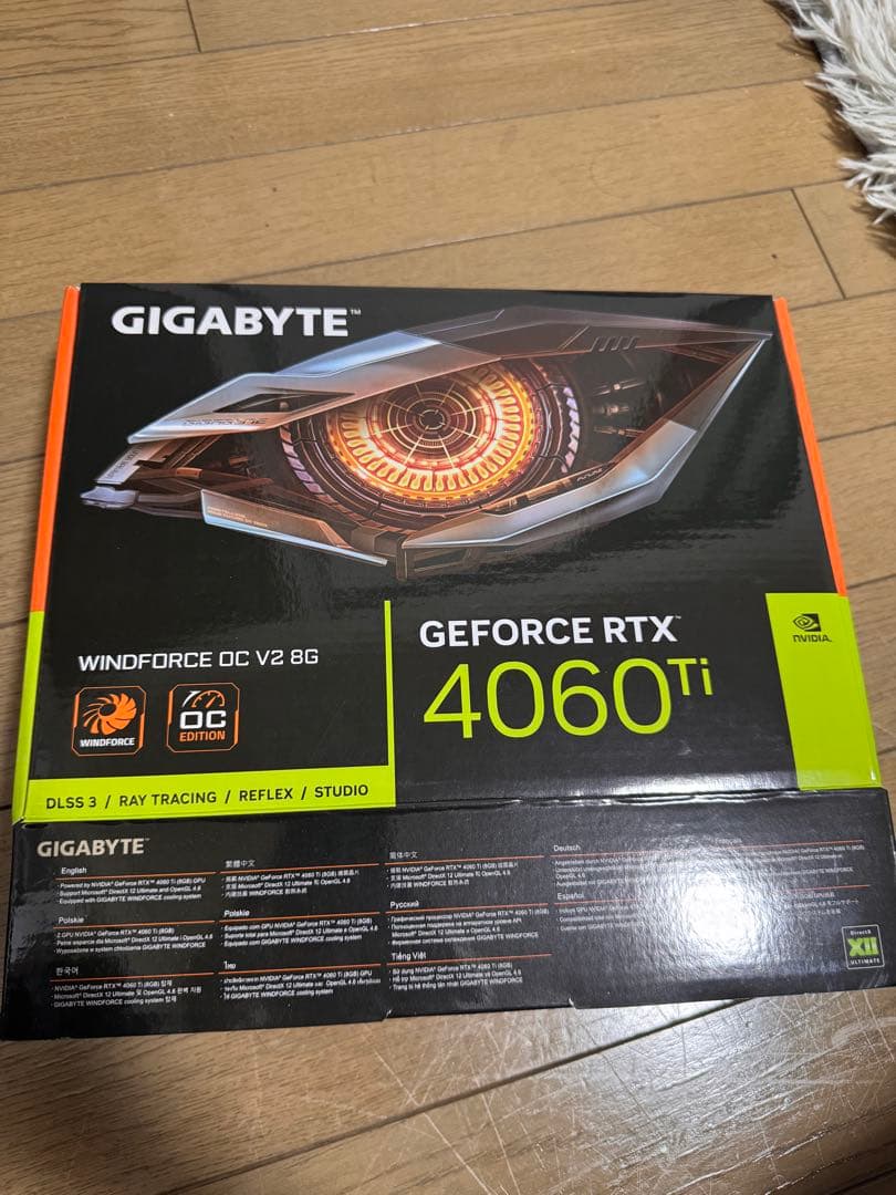 グラフィックボード・グラボ・ビデオカード GIGABYTE GeForce RTX 4060 Ti 8G