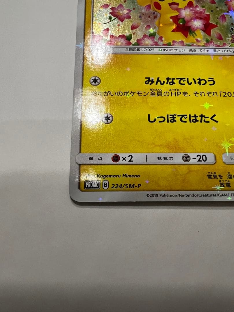 ピカチュウ：ポケモンセンター20周年記念キャンペーン PROMO