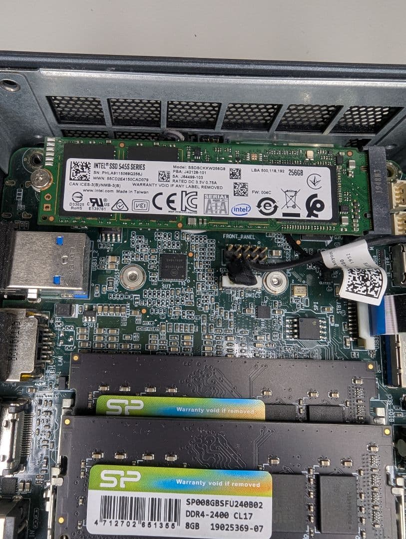 NUC10i7fnh ベアボーンPC windows11 Office2016