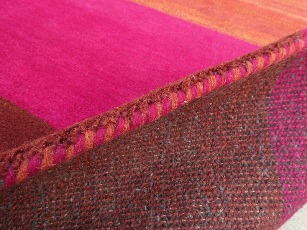 ⏰️年末タイムセール⏰️　184×124cm　ギャッベ　手織　ペルシャ絨毯　ラグ