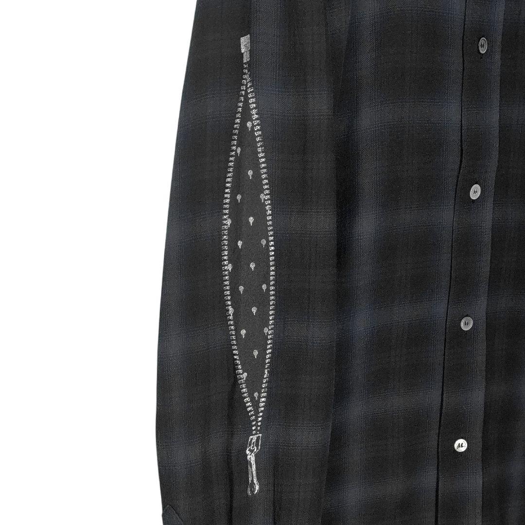 ☆ glamb × JoJo ブチャラティ アリーベデルチ オンブレ シャツ ☆