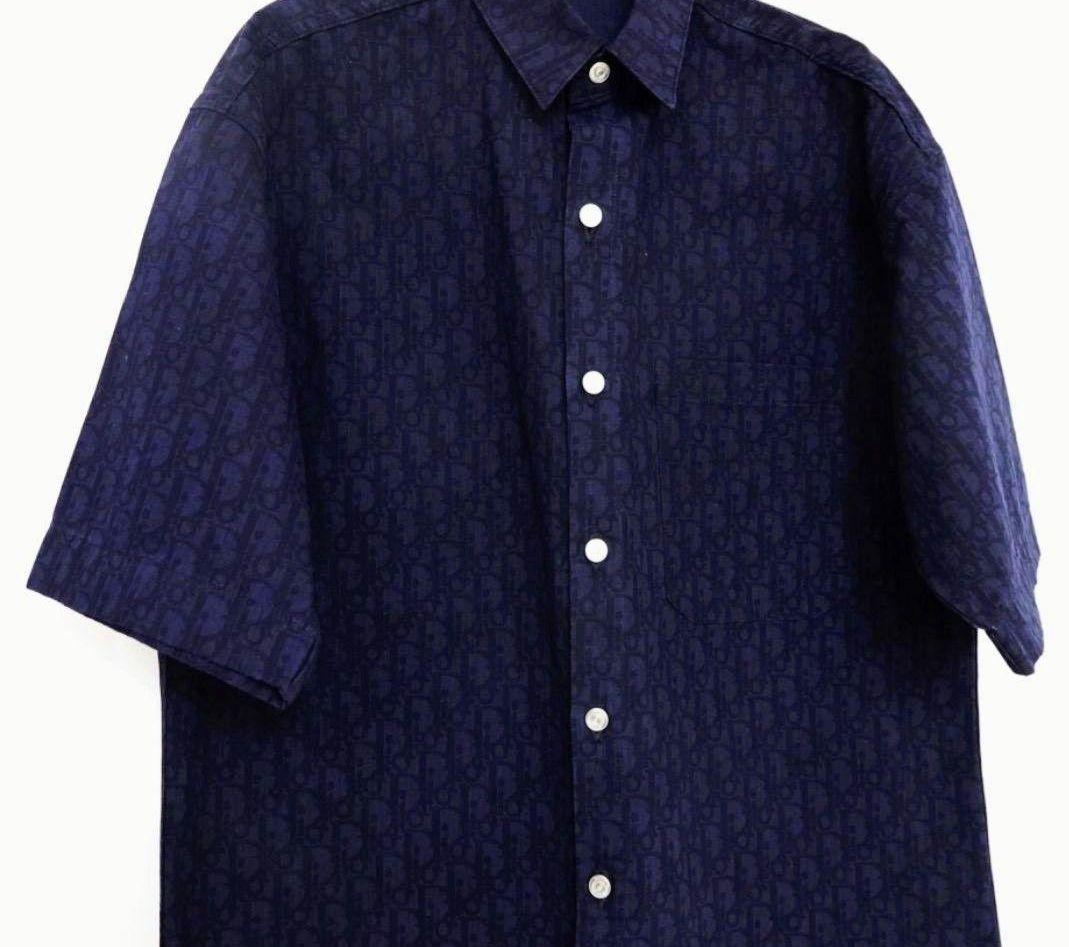 Dior ディオール オブリーク柄 シャツ タグ無し