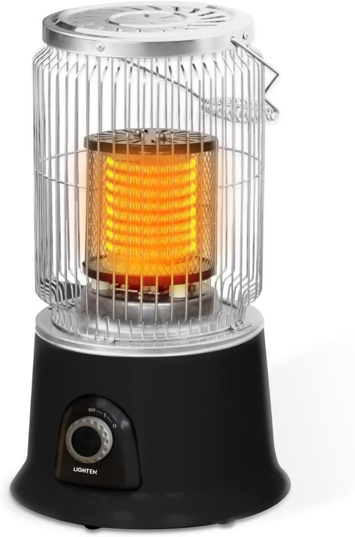 ヒーター 電気ストーブ 5秒速暖 360°高速暖房 450*275*275mm