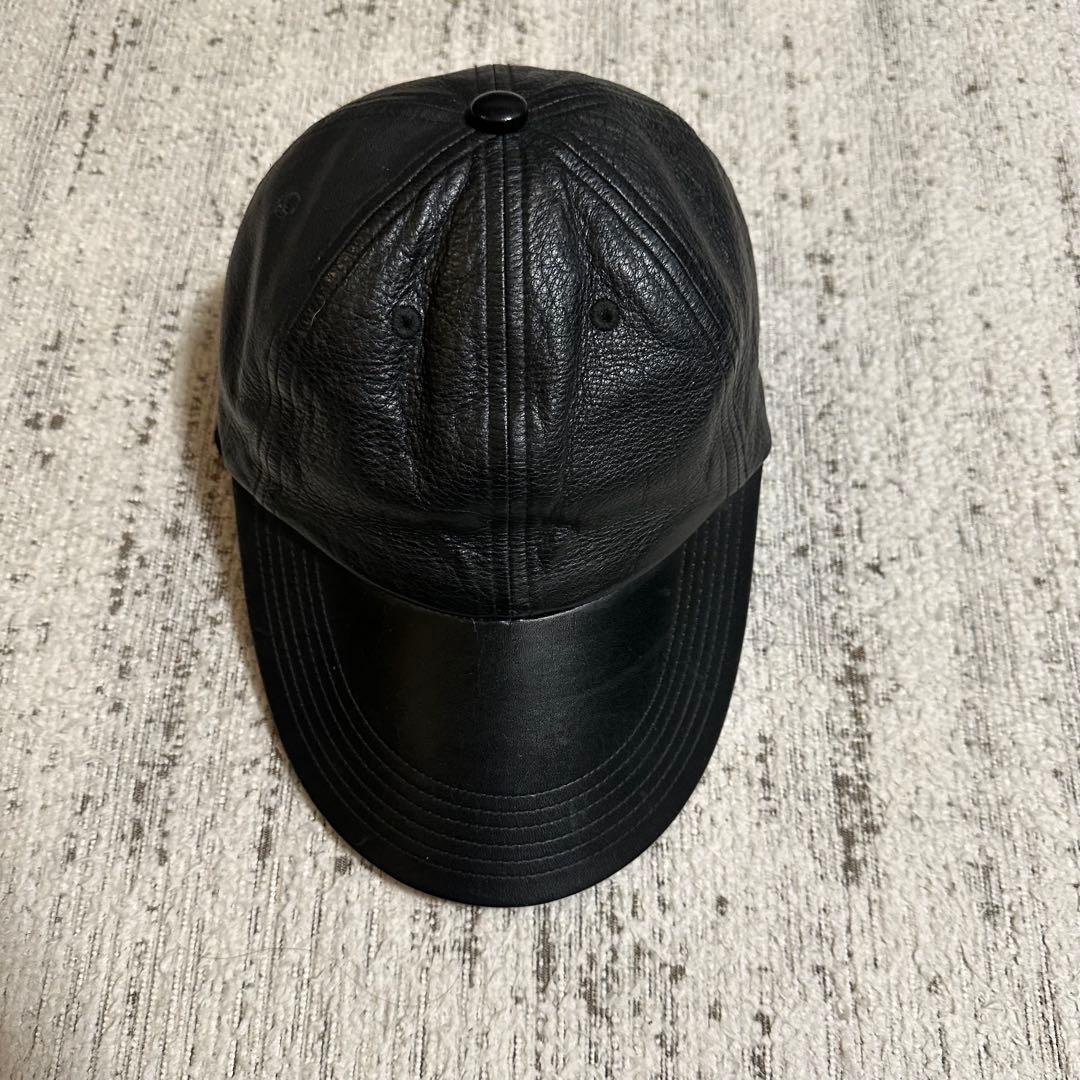 KIJIMA TAKAYUKI レザー　キャップ　6パネル