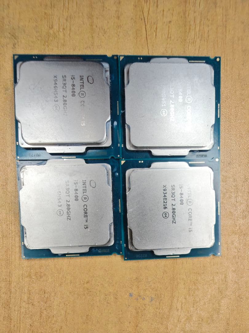 m*o様 Intel i5-8400 4枚セット
