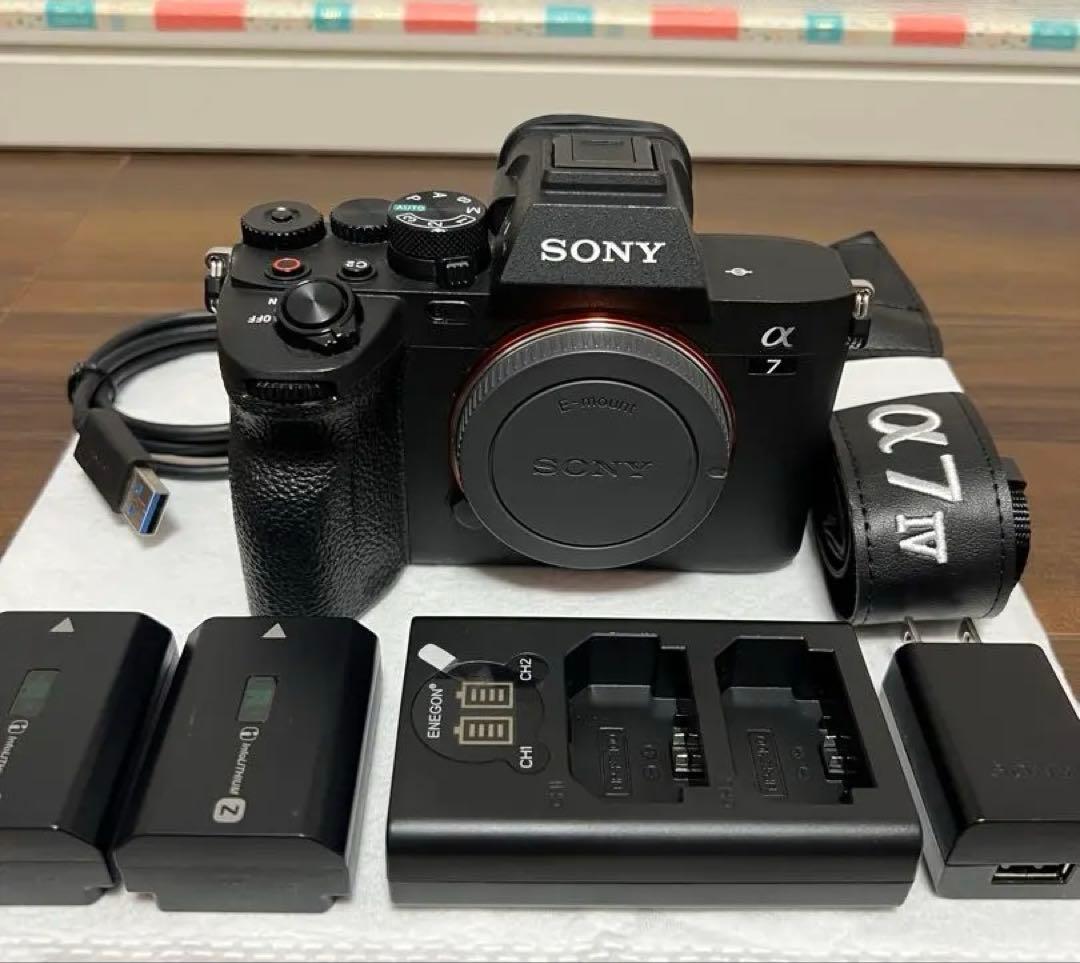 SONY α7 IV ミラーレス一眼カメラ バッテリー２つ