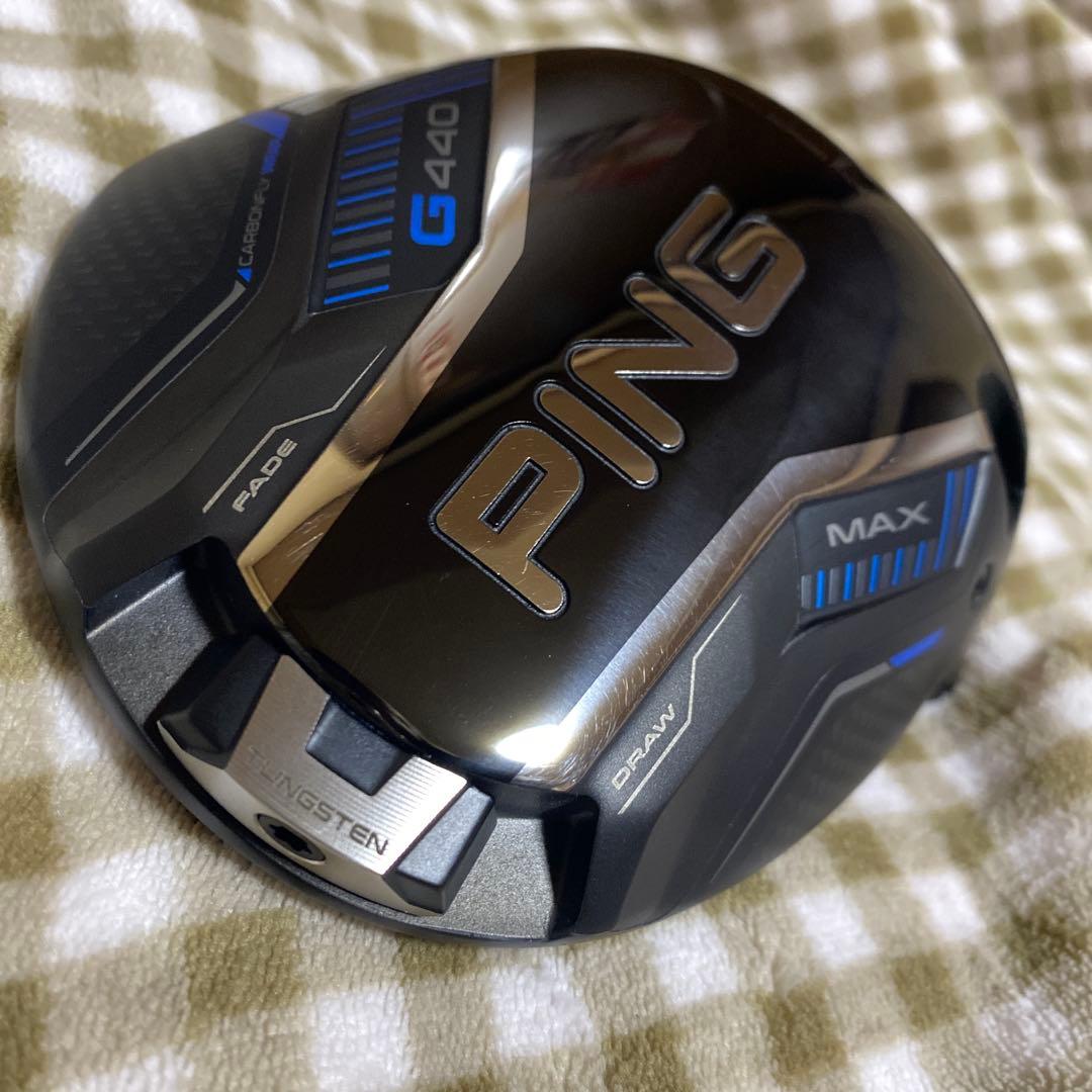 ほむ PING G440 MAX 10.5°ドライバー、ヘッドカバー付き。