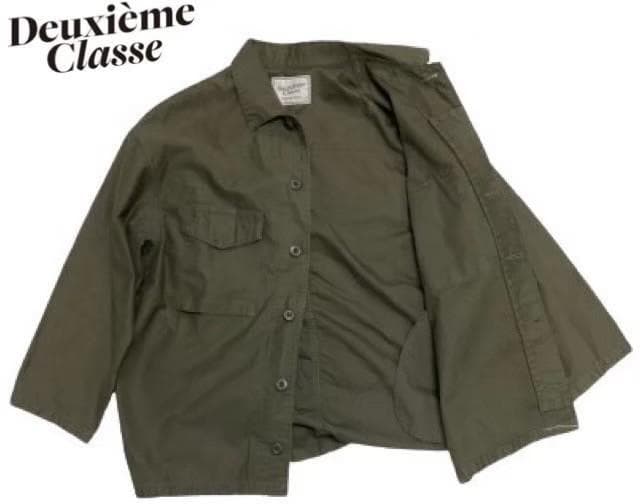 ドゥーズィエム クラス ミリタリージャケット カーキ シャツ カーキ 春夏