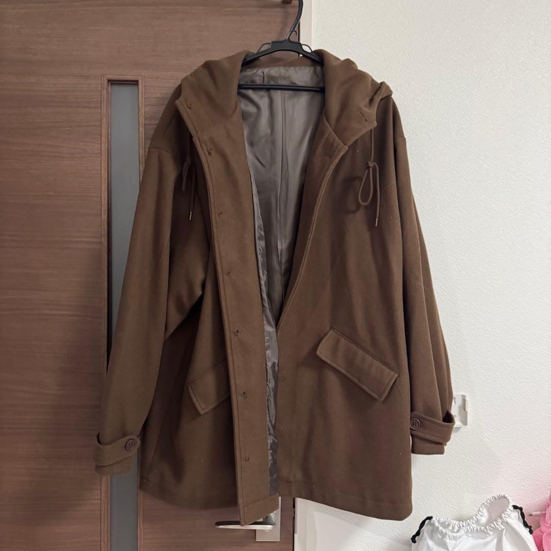 シーセムのオーバーサイズ ダッフルコート