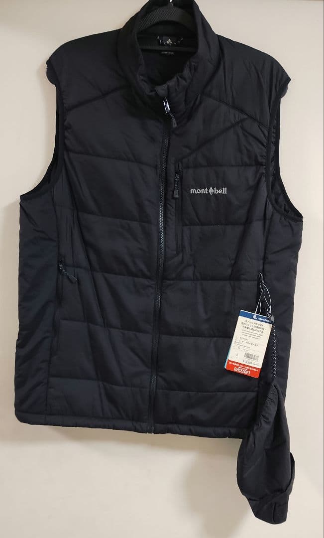 モンベル mont-bell U.L.サーマラップ ベスト　メンズ L　ブラック