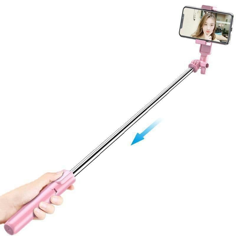 自撮り棒 Bluetooth ワイヤレスリモコンシャッターセルフィースティッ