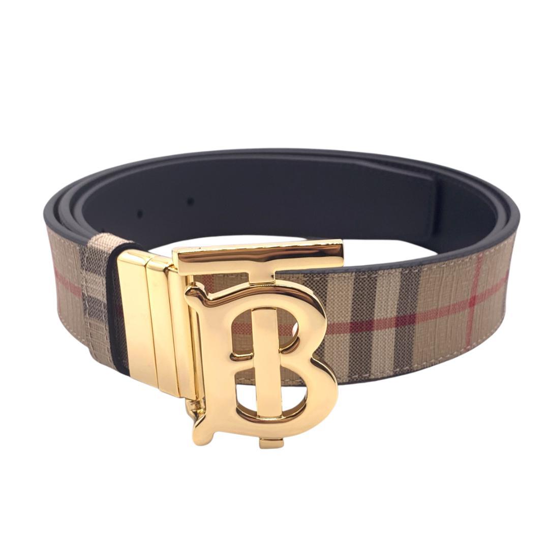 美品★Burberry　バーバリー　ベルト　リバーシブル101-111cm