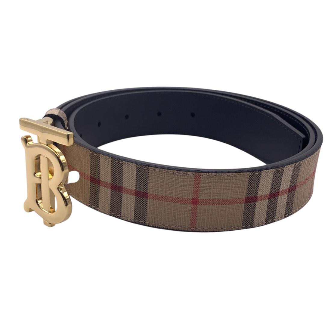 美品★Burberry　バーバリー　ベルト　リバーシブル101-111cm