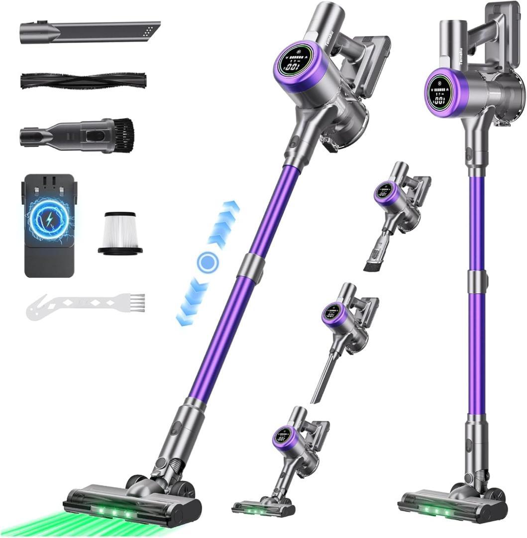 R1827-70-260】コードレス掃除機 90KPa超強力吸引 2026モデル