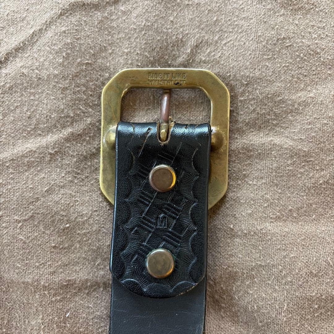 たかcootie クーティー スタッズベルト 真鍮 バスケットウィーブ M