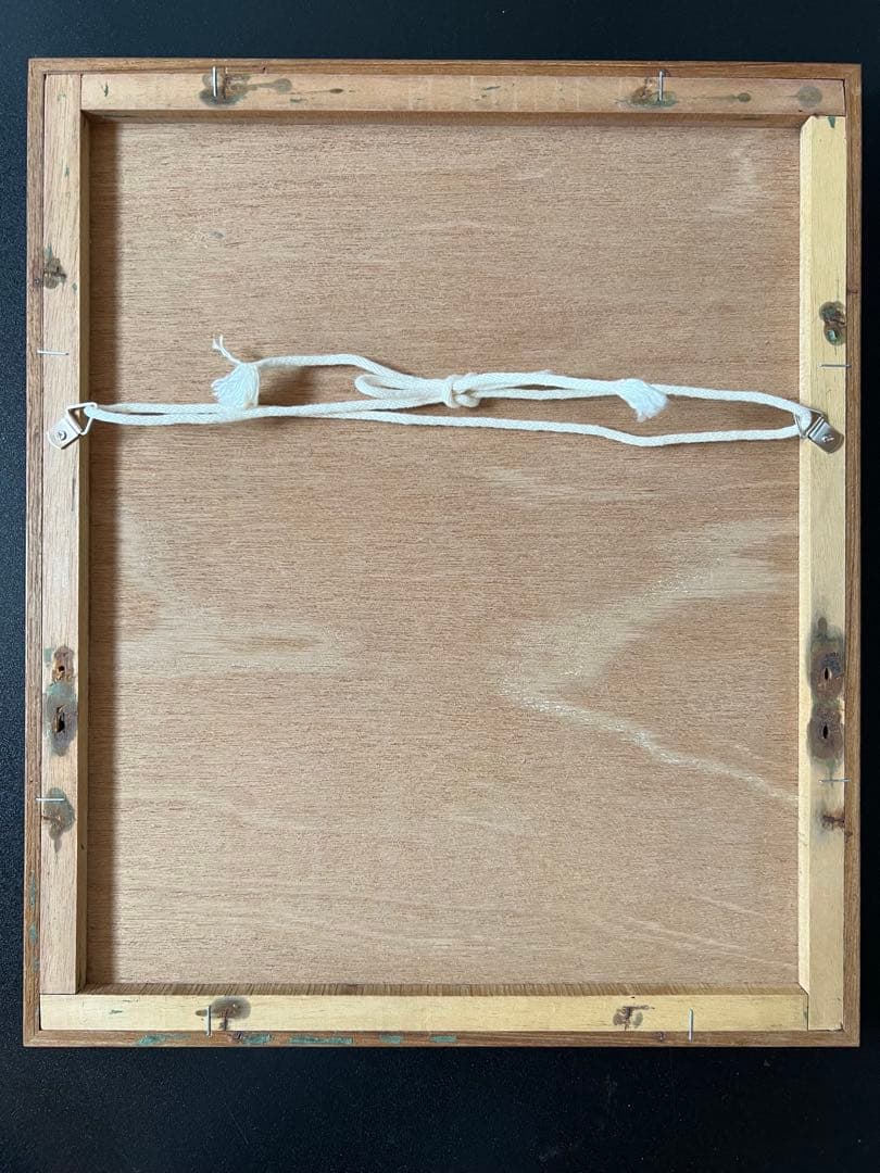 リトグラフ 北川民治 「母子像」 20/40 額縁入り