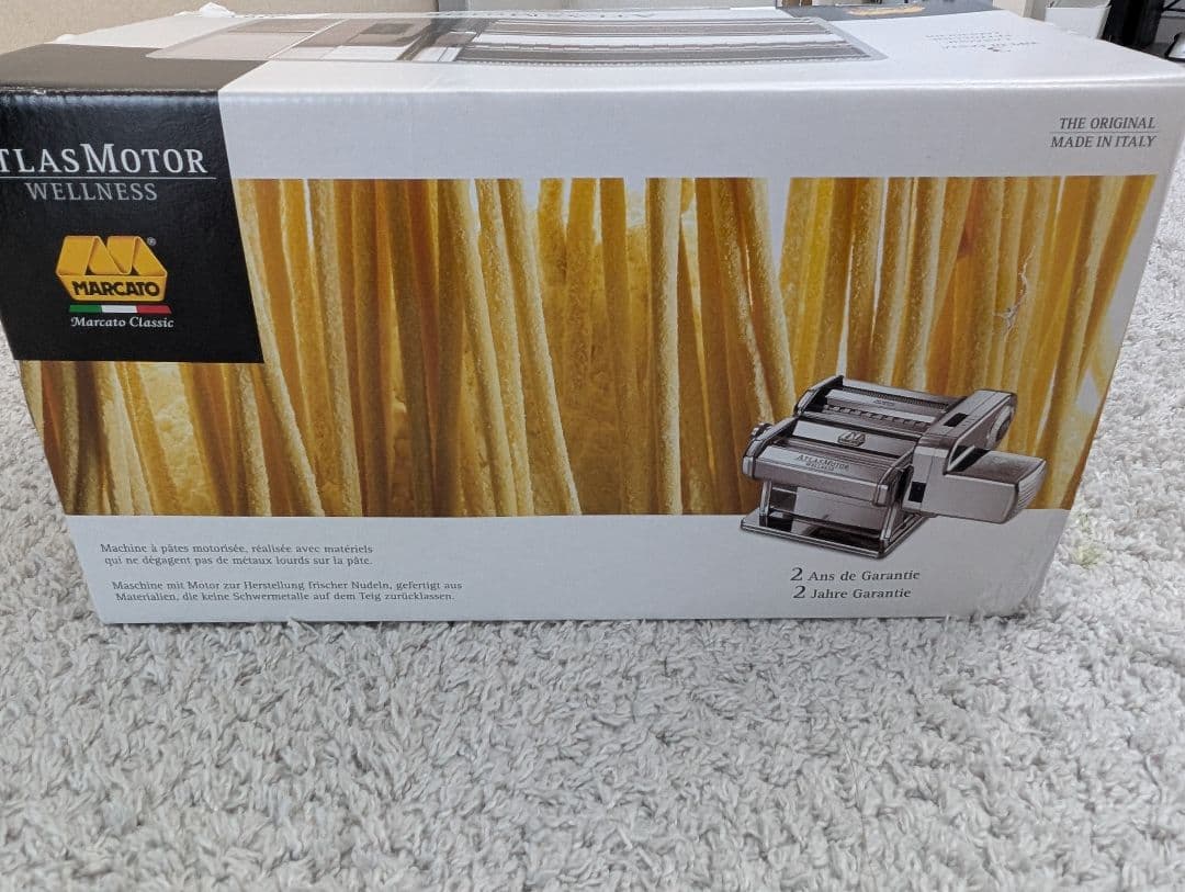 【新品】ATLAS MOTOR パスタマシン 110V 付属品あり