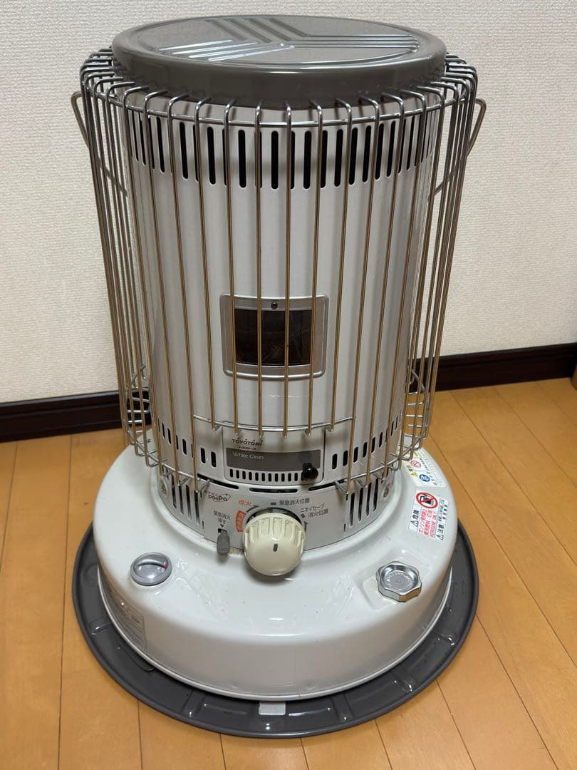 石油ストーブ 灯油 手動点火 安全ガード付き