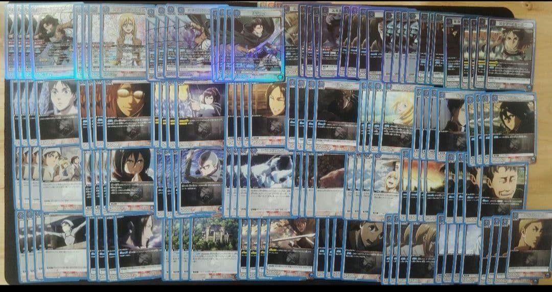 青SR以下4コン 進撃の巨人　リヴァイ　ヒストリア　エルヴィン