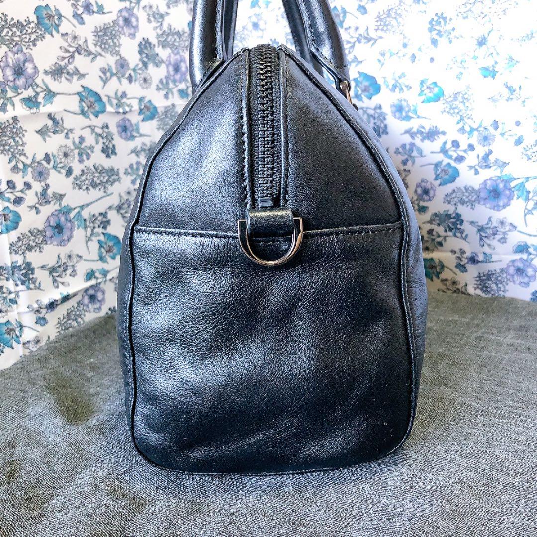 【美品】40周年記念 アニエスベーボヤージュ ボストンバッグ メッセージプリント