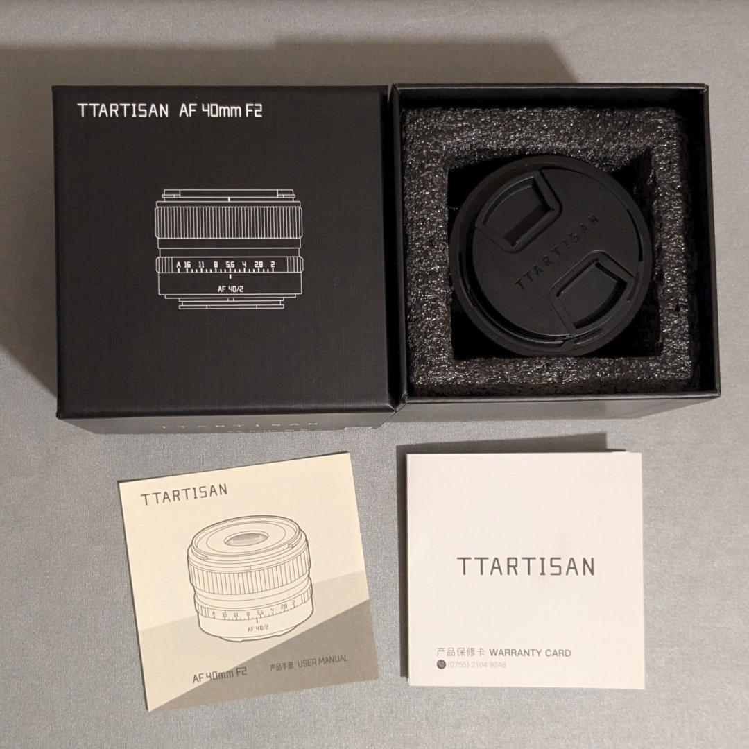 TTArtisan AF 40mm F2【Lマウント】フルサイズ