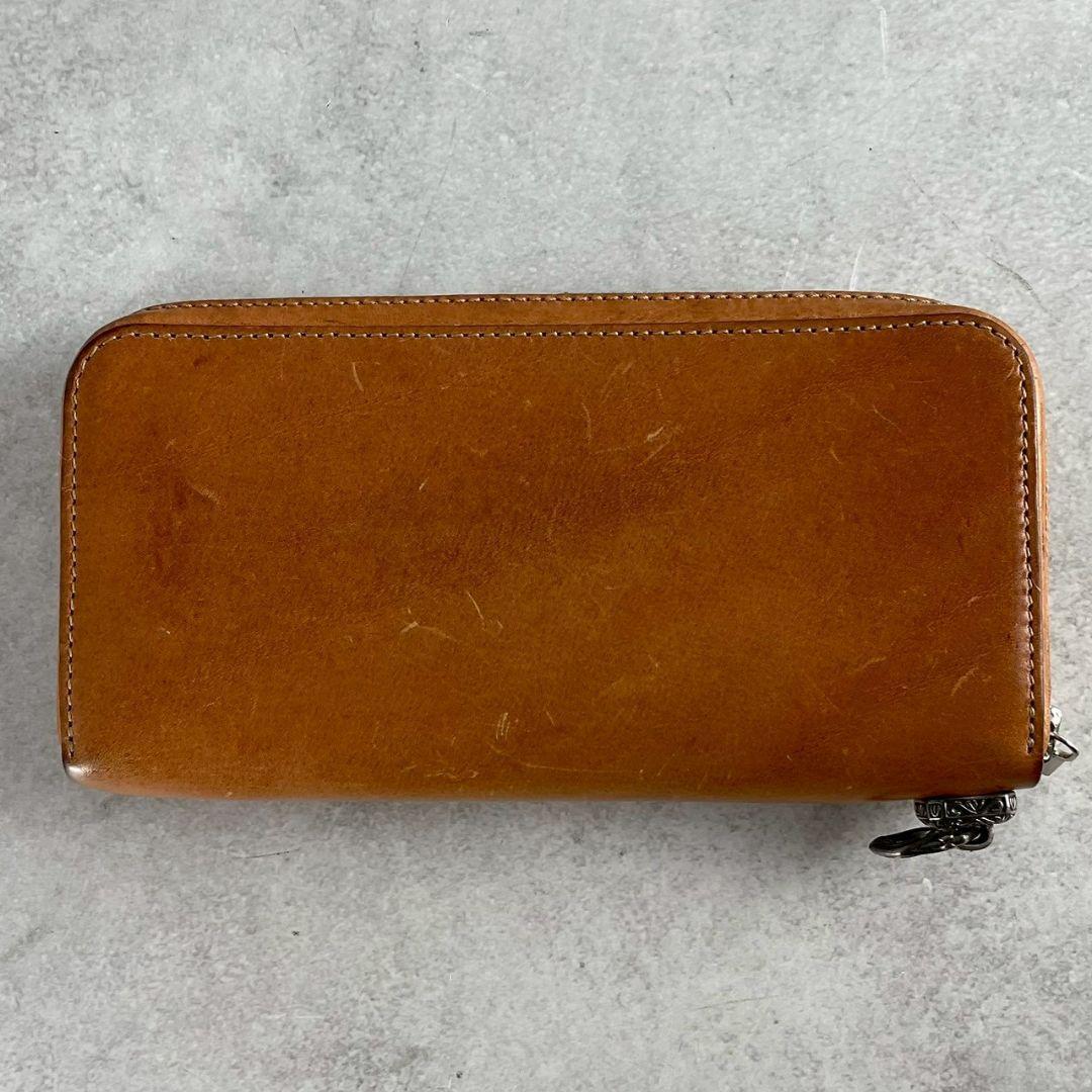 アルズニ alzuni ラウンドファスナー ドロップハンドル コンチョ 茶