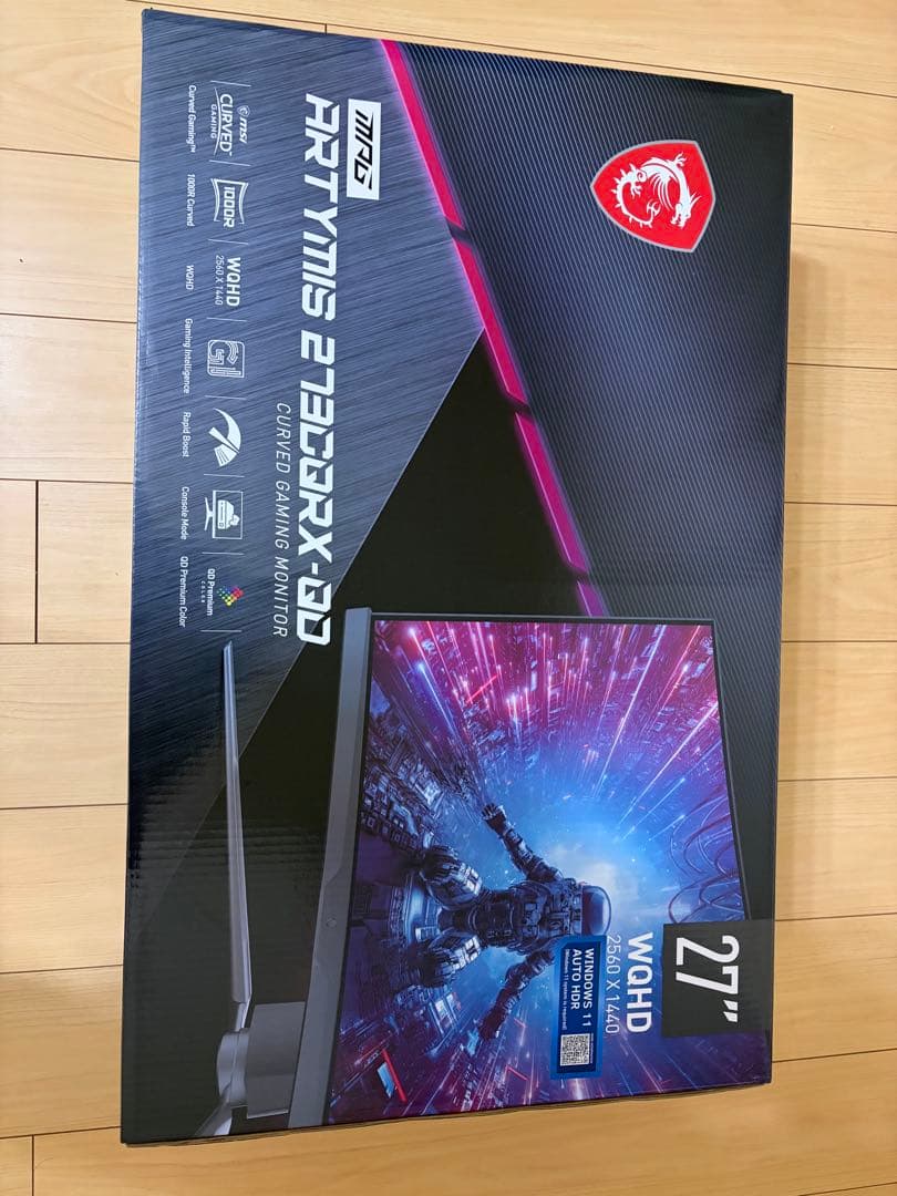 MSI ARTYMIS 273CQRX-QD 27インチ WQHD 240hz