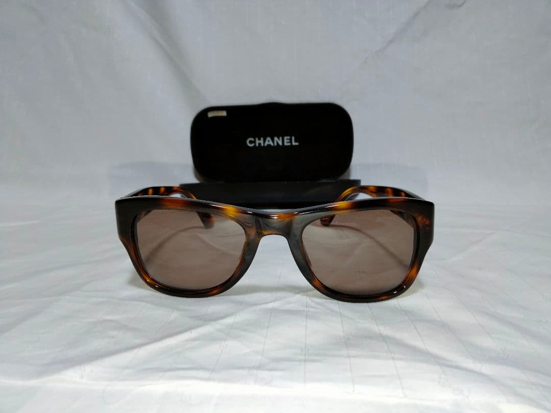美品 シャネル CHANEL サングラス サイドココマーク