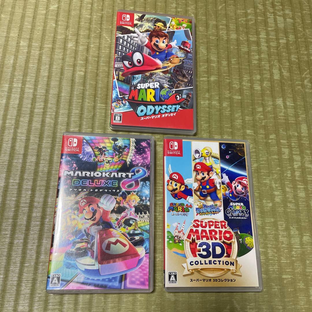 Nintendo Switch 本体 マリオソフト3点セット売り