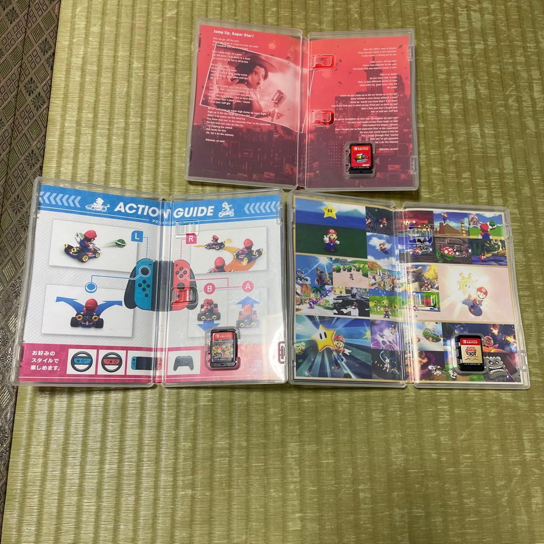 Nintendo Switch 本体 マリオソフト3点セット売り
