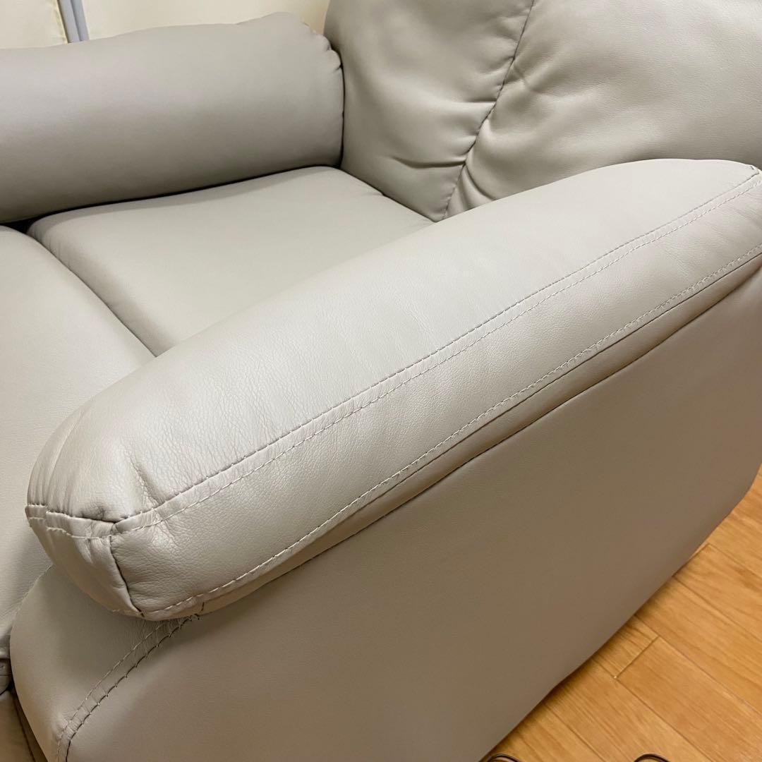 ライトグレー 電動リクライニングソファ 4月末までの出品！