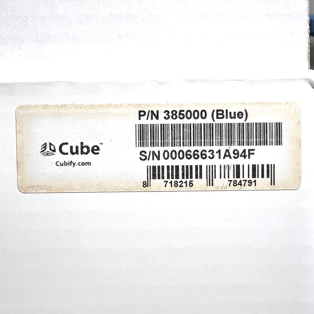 【現状品】3D Systems CUBE 3Dプリンター ブルー