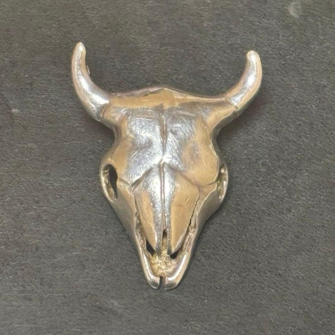 redman バッファロースカルフェザーヘッド ネックレス ペンダント シルバー