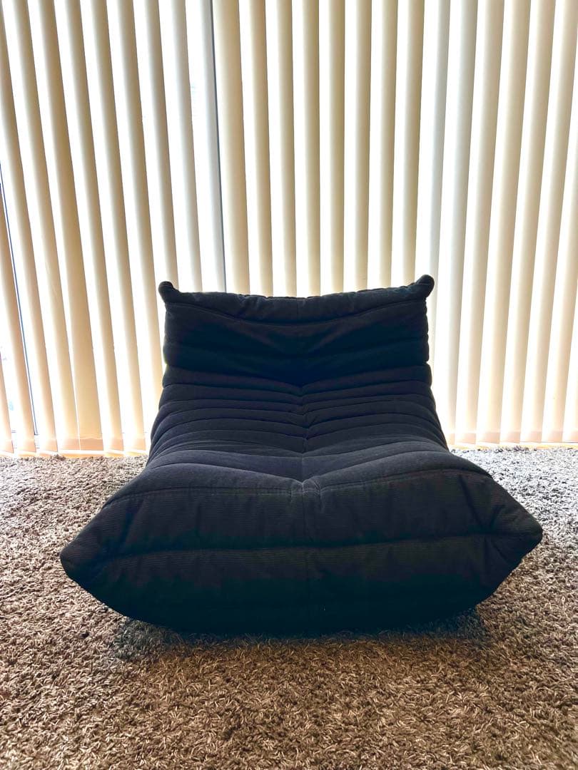 【正規品】ligne roset トーゴ1人掛けソファ　人気　黒