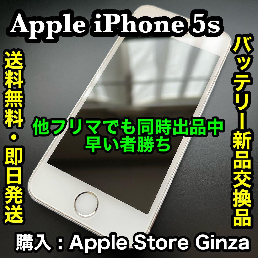 ✨バッテリー新品交換済み✨Apple iPhone 5s 64GB Silver