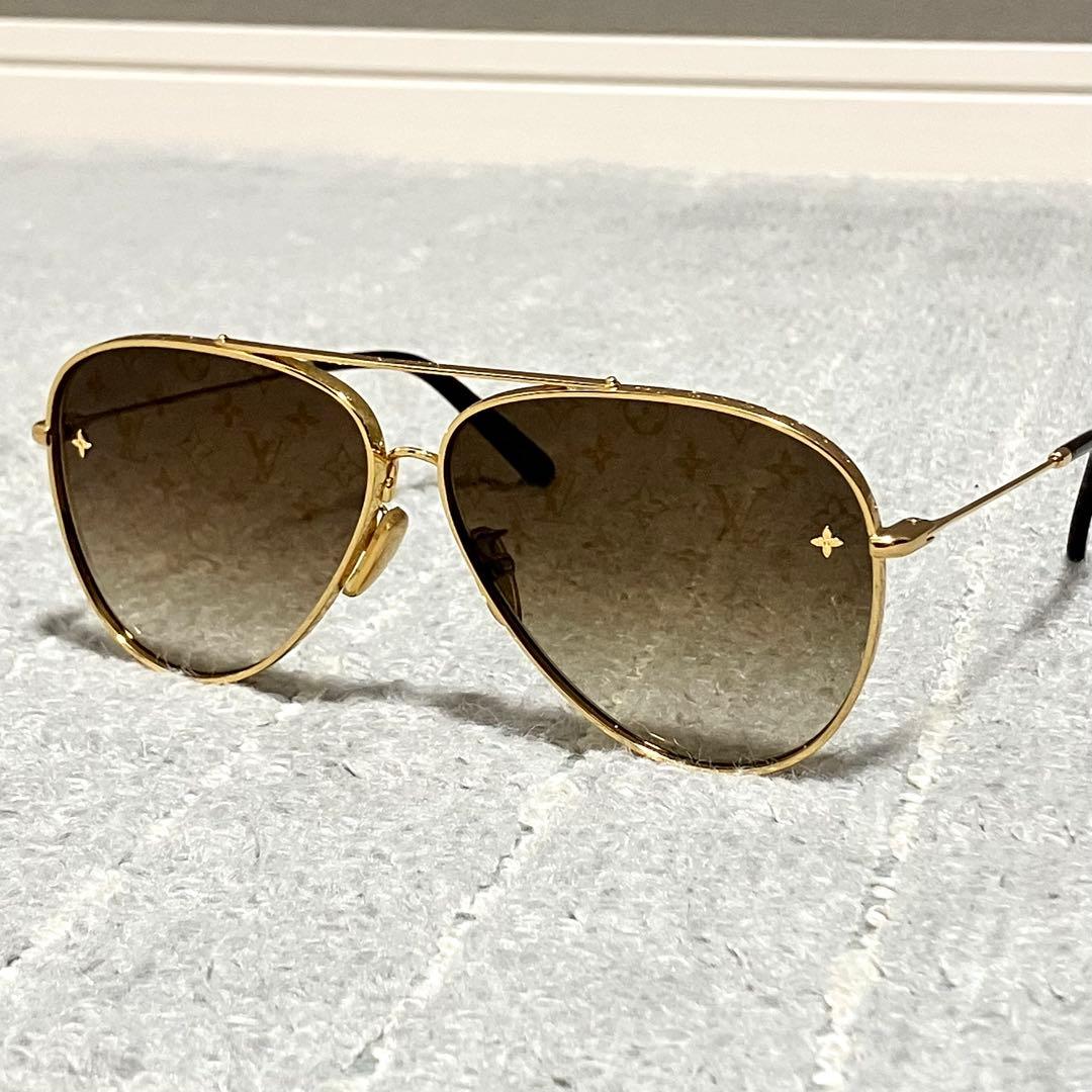 新作完売モデル！ルイヴィトン［サングラス］LVパイロット　ダブルブリッジ　メガネ