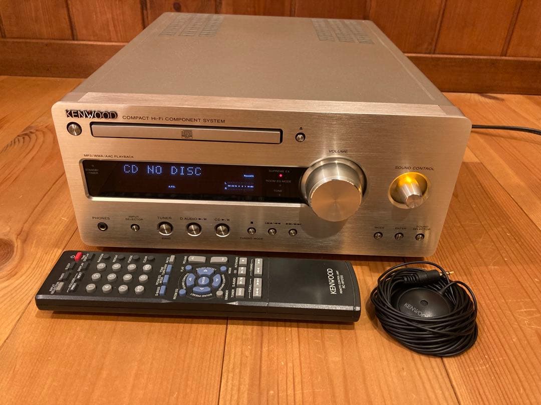 【美品】KENWOOD R-K711 CDミニコンポ アンプ
