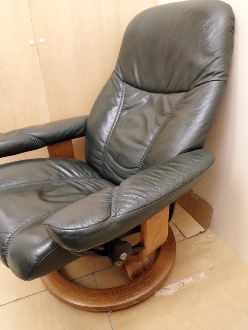 【美品】EKORNES エコーネス ストレスレスチェア＆オットマン コンサル