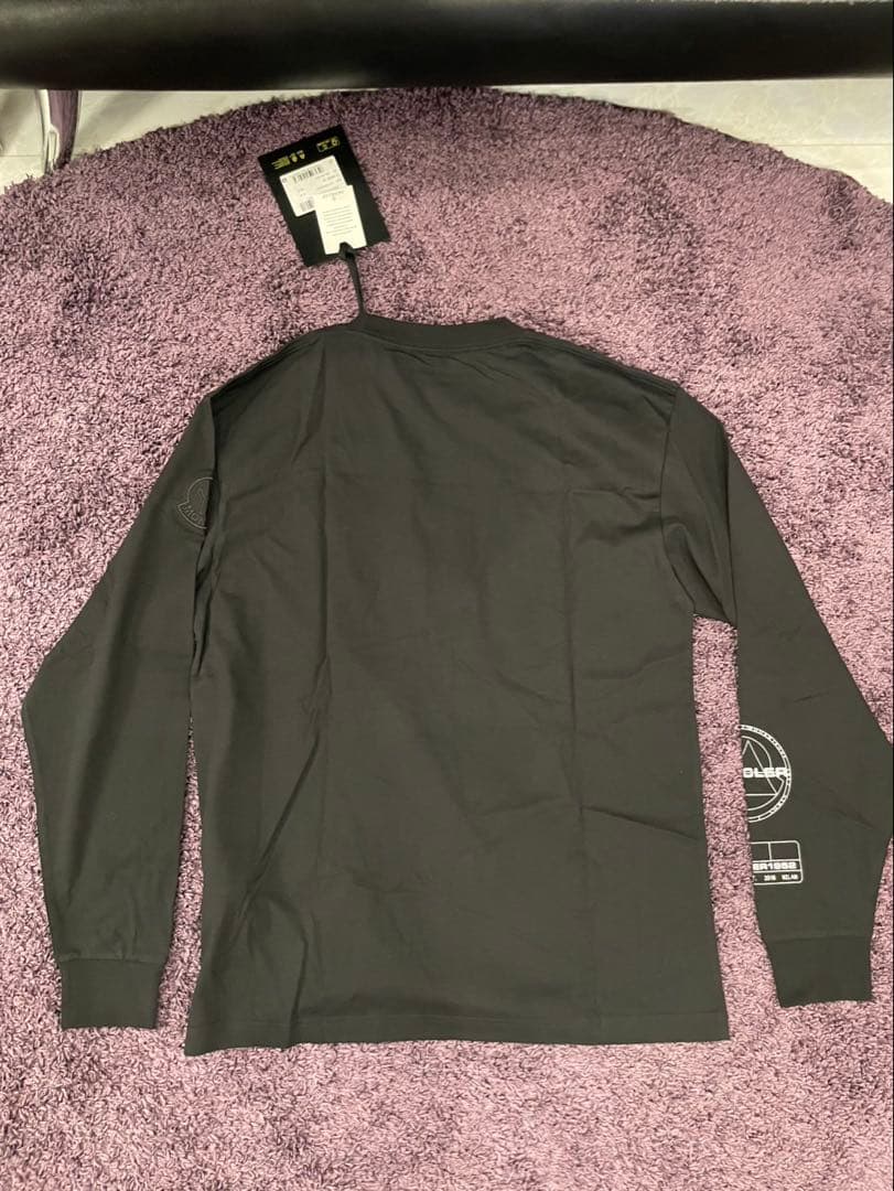 S　モンクレール 1952 ロンT　黒　新品　MONCLER 長袖Tシャツ