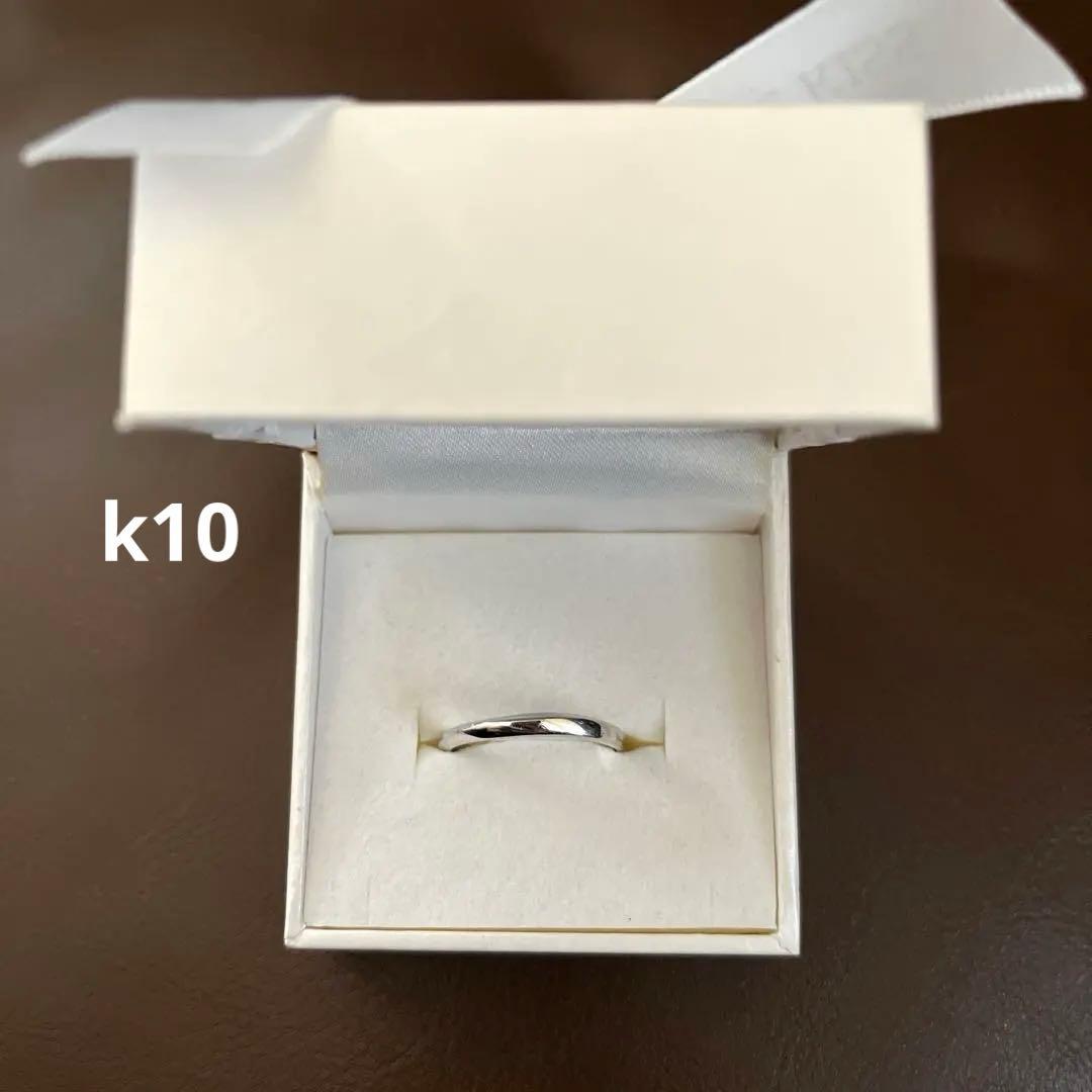 THE KISS K10 ホワイトゴールド　16号　箱付