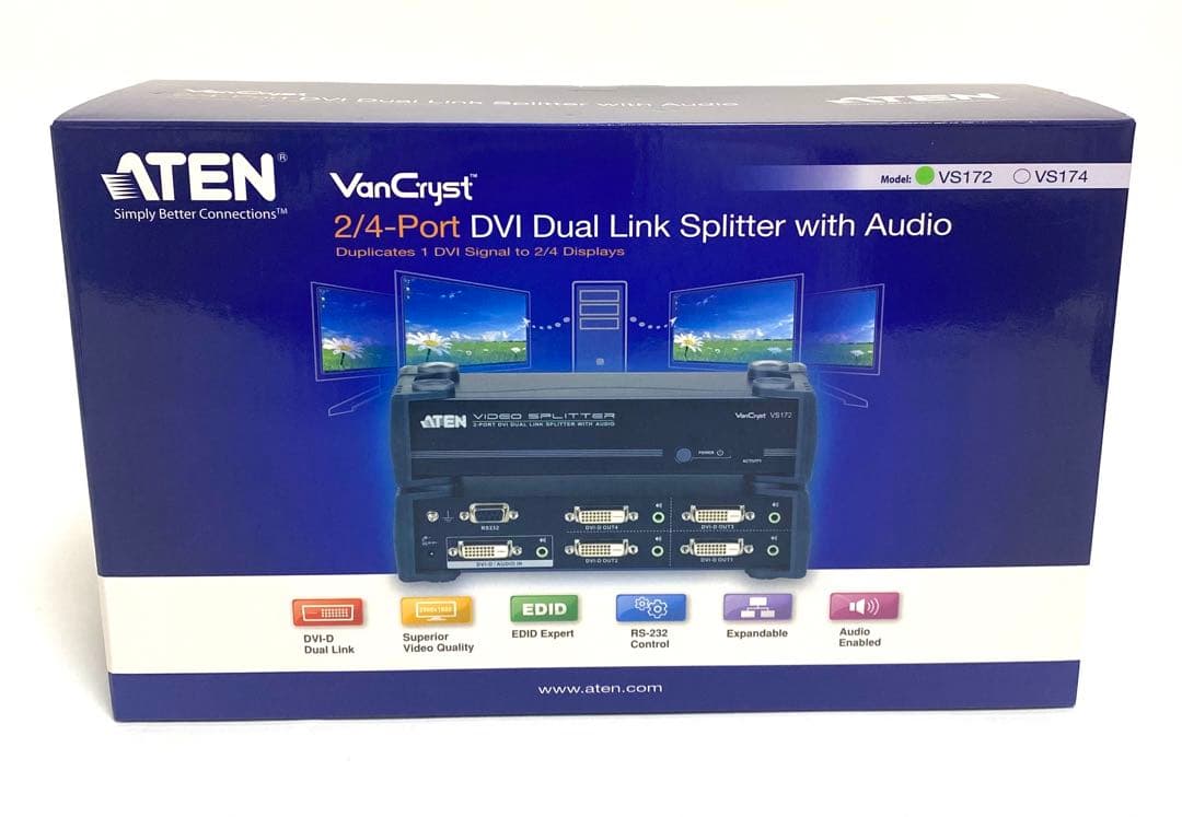 ★新品/未開封品★ ATEN エイテン 2ポート 分配器 VS172