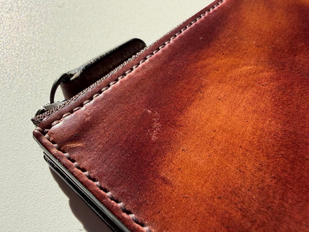 three2four LIZ ホーウィンコードバン marbled No.8