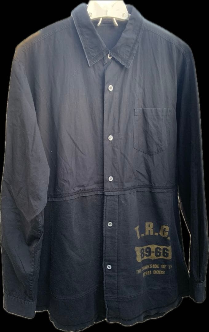 undercover paper doll ドッキング長袖シャツ Lサイズ