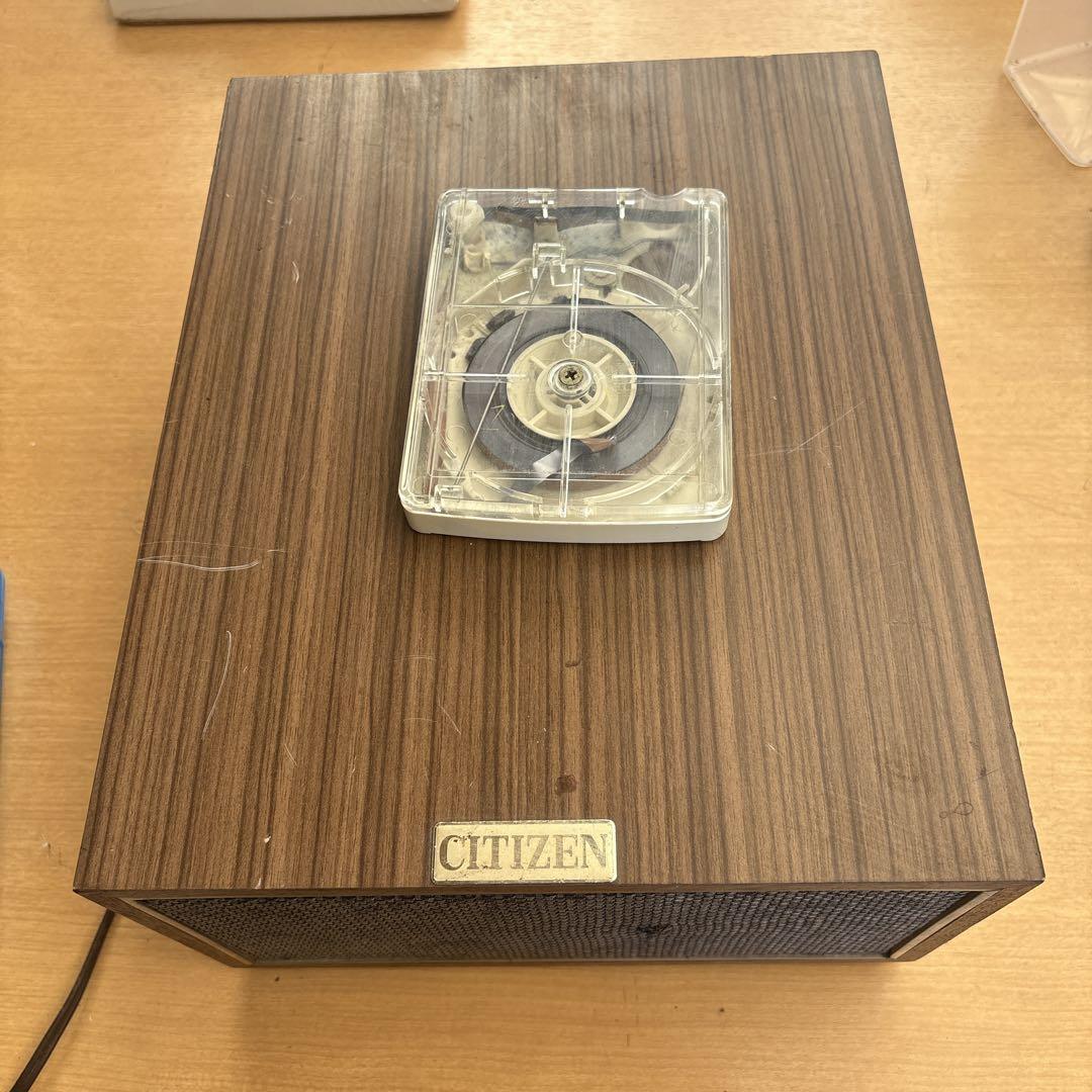 CITIZEN オーディオ機器 ウッド調 昭和レトロ