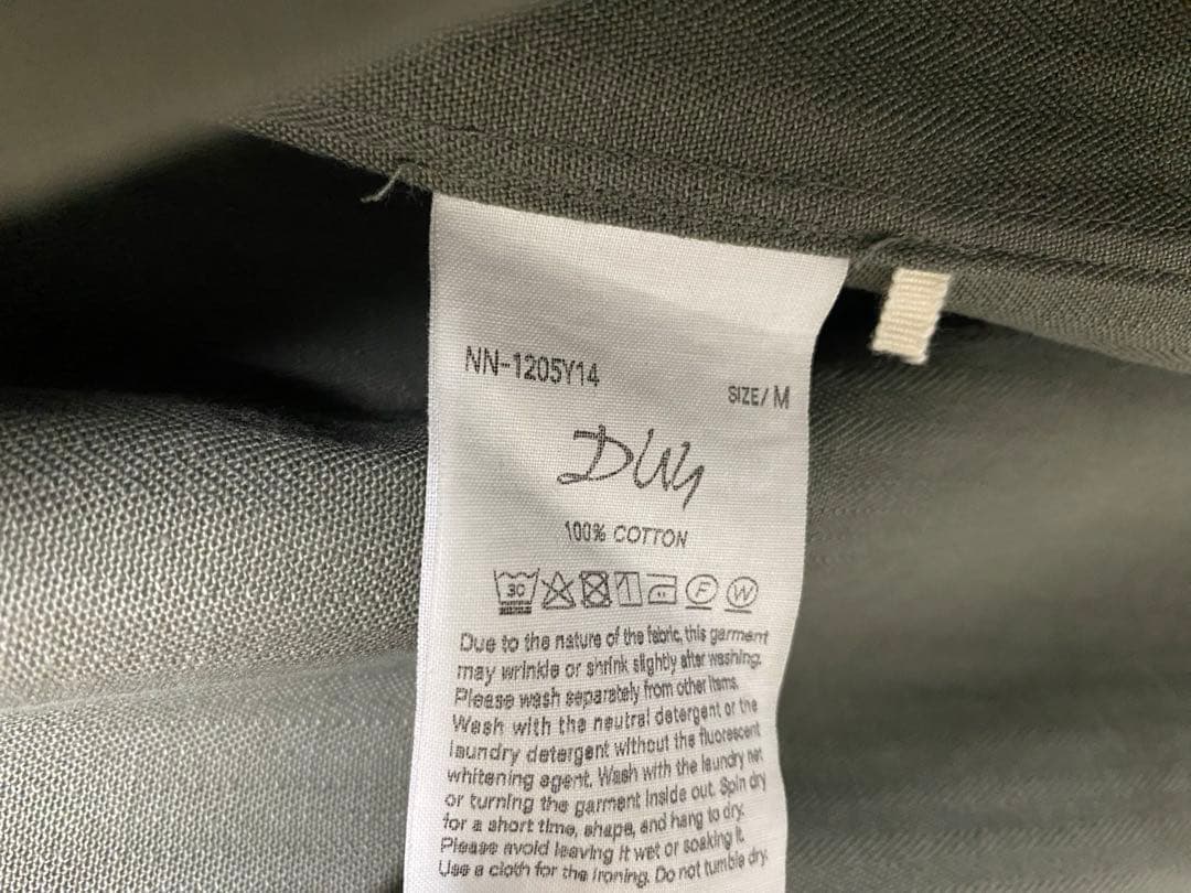 NICENESS ナイスネス DUY 24aw ボタンダウンシャツ