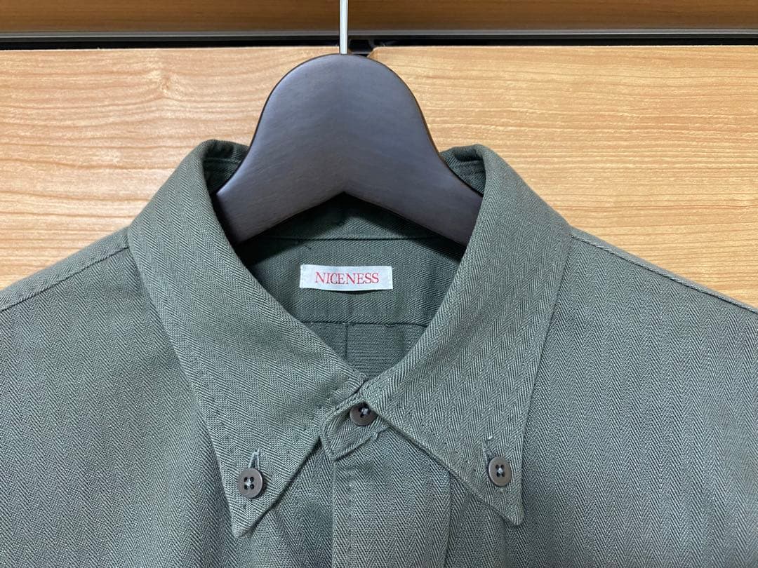 NICENESS ナイスネス DUY 24aw ボタンダウンシャツ