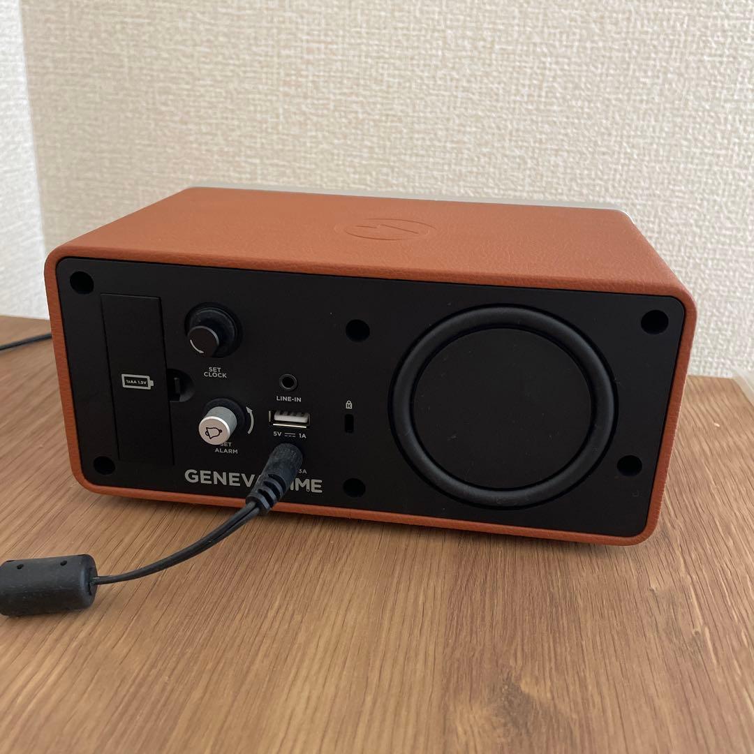 【値下げ不可】geneva time スピーカー　ワイヤレス充電