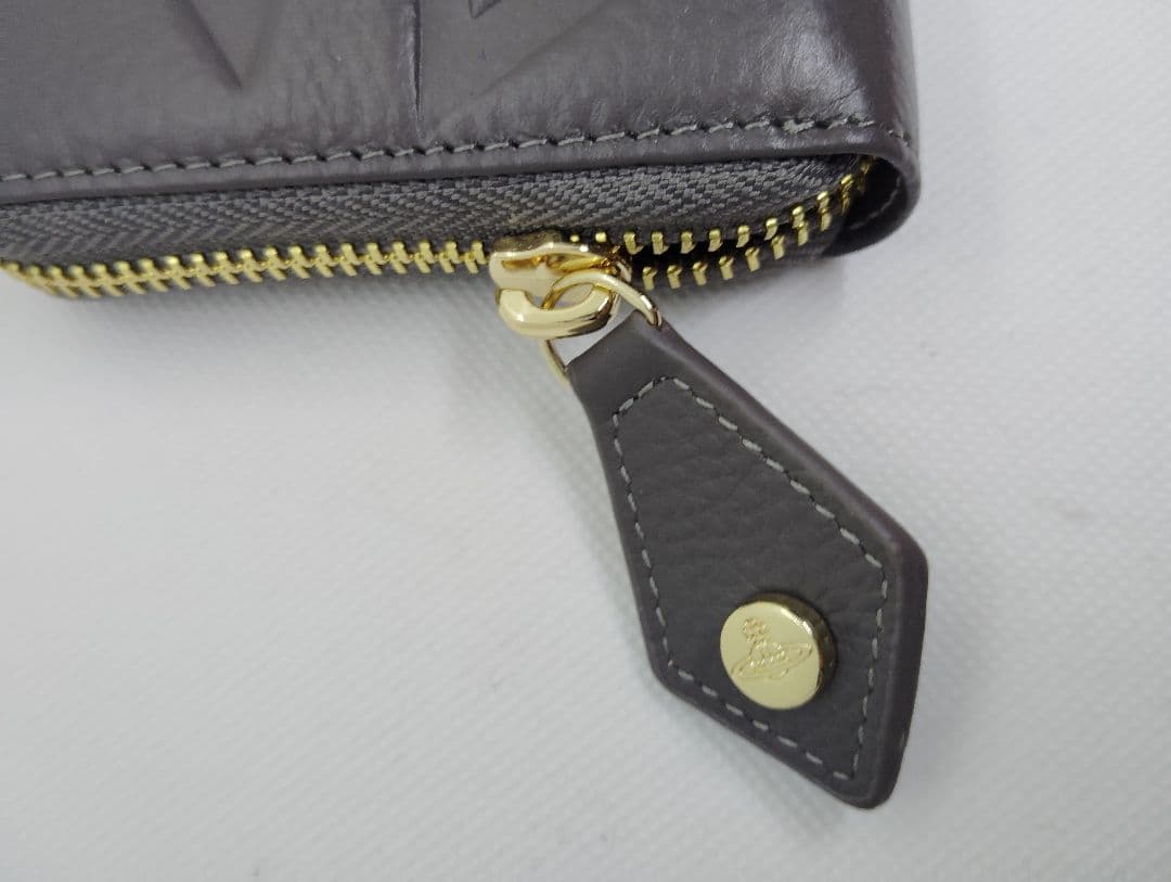 11/30までの特価！袋箱付き新品ヴィヴィアンウエストウッド長財布ダークグレイ