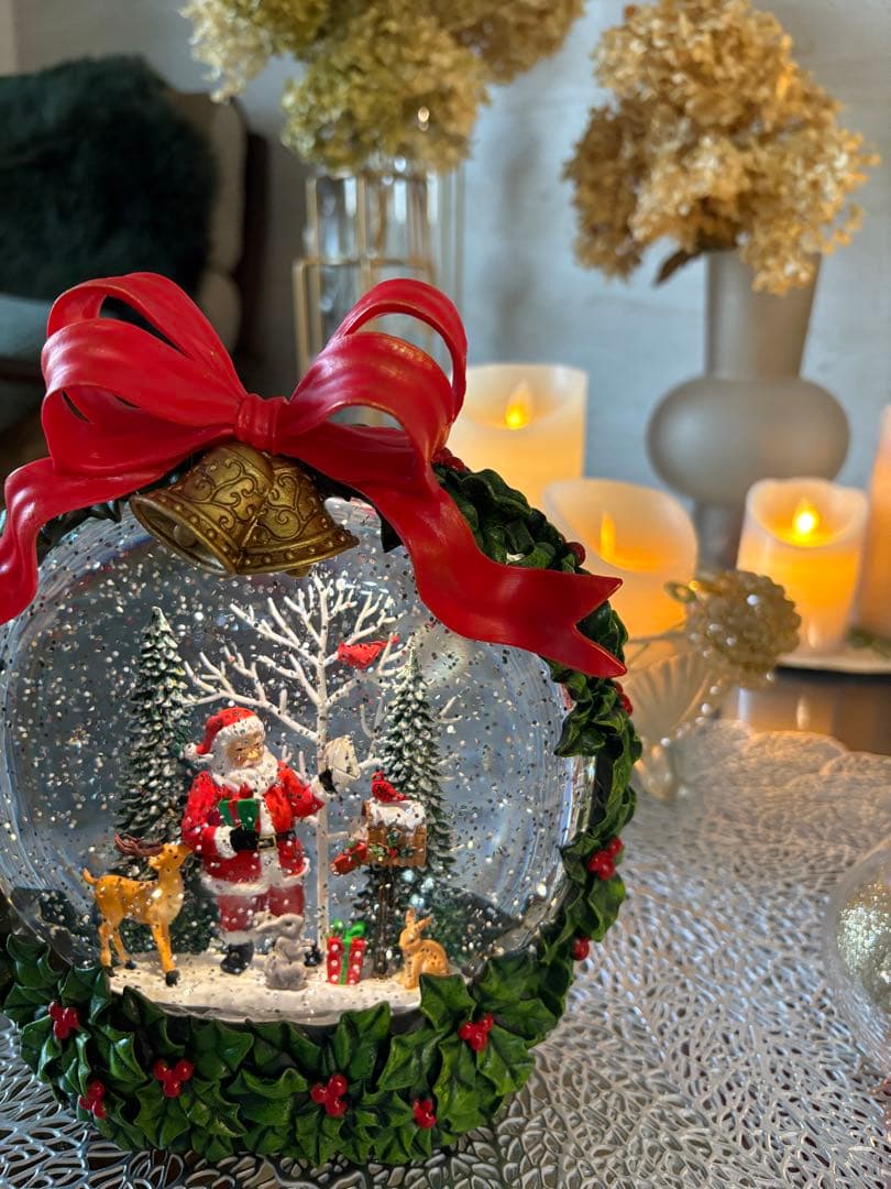 クリスマス スノードーム サンタ
